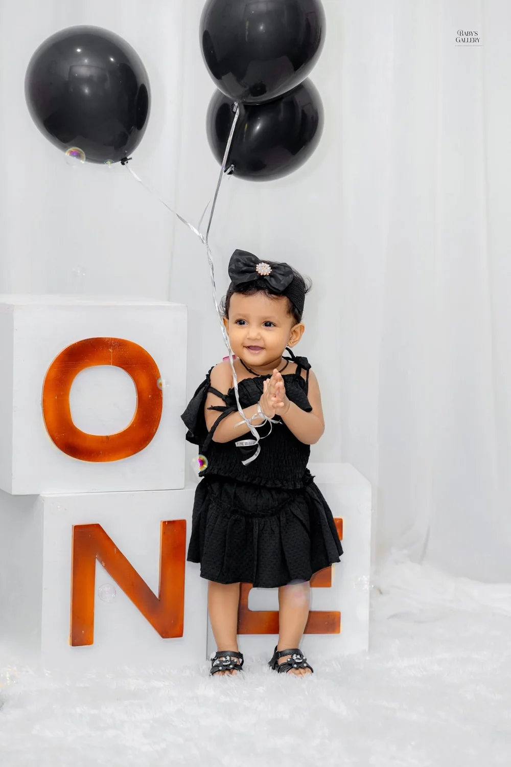First birthday portrait